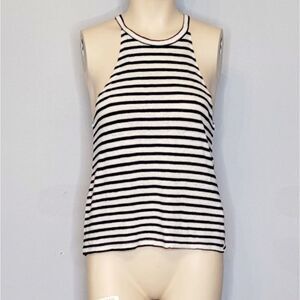 MinkPink Blue/White Tank Top
